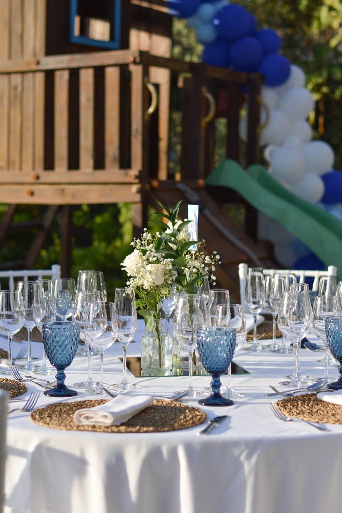 decoración para fiesta privada en Mallorca